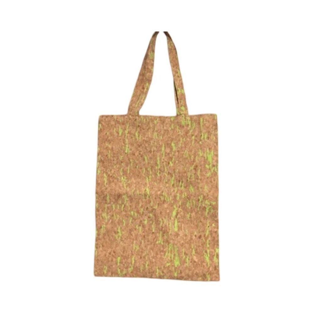 Anthropologie Reusable Cork Tote Bag Holding My Own - Picture 2 of 5